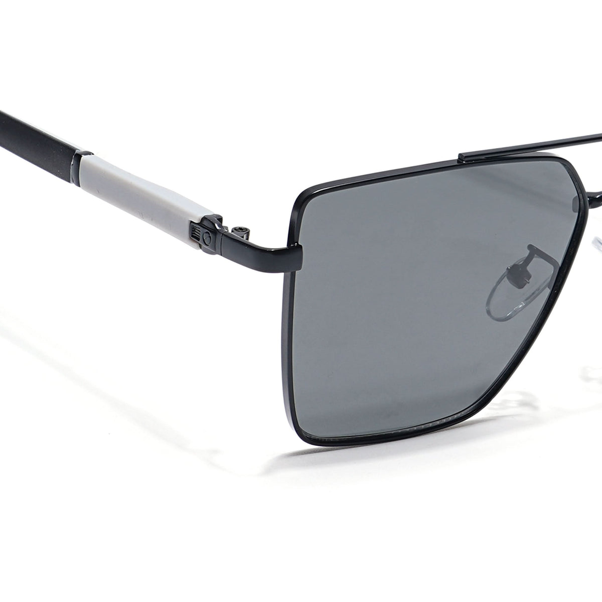 Eyejack Black Square Sunglasses for Men and Women - Style L903 - view 5