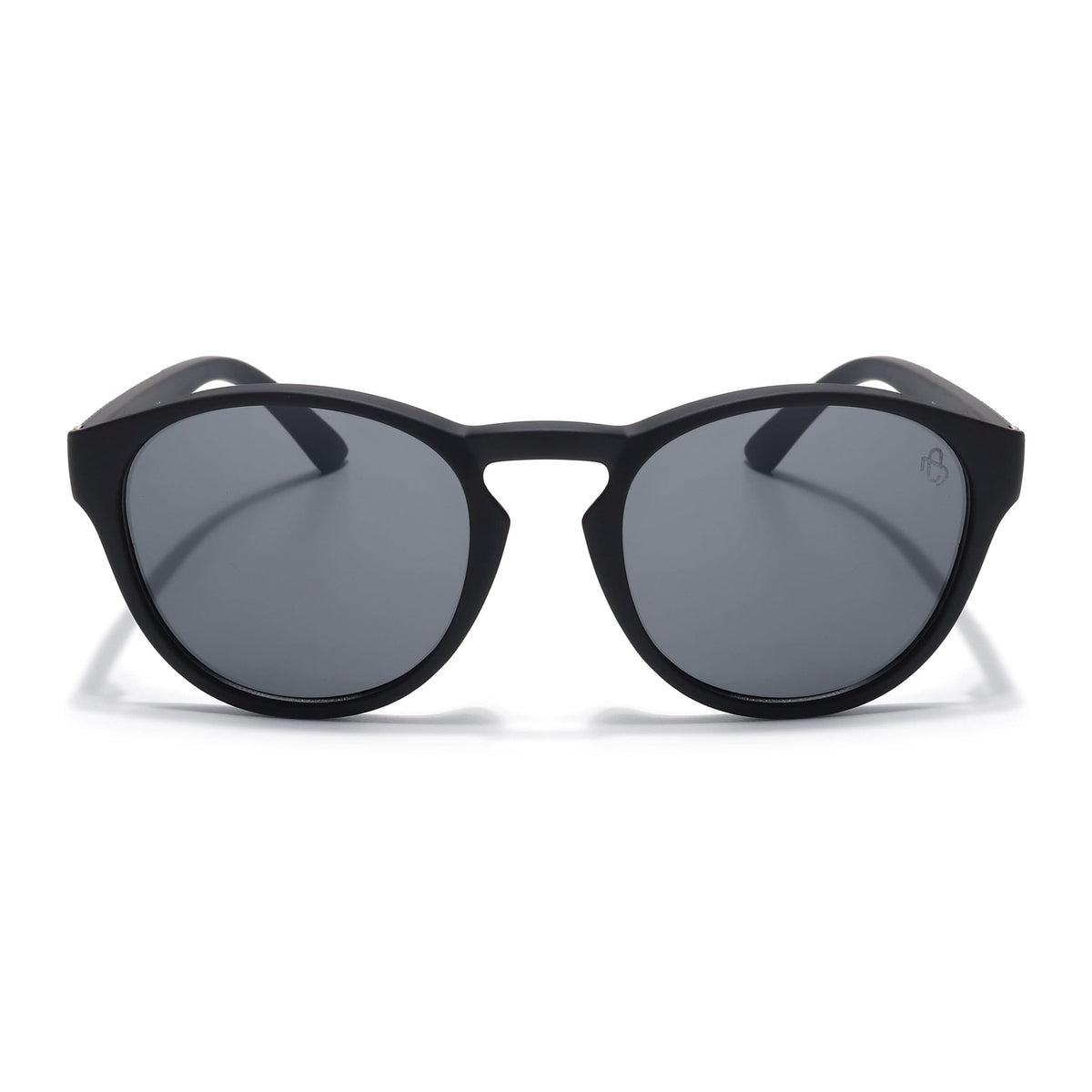 Eyejack Black Round Sunglasses for Men and Women - Style 1047 - view 4