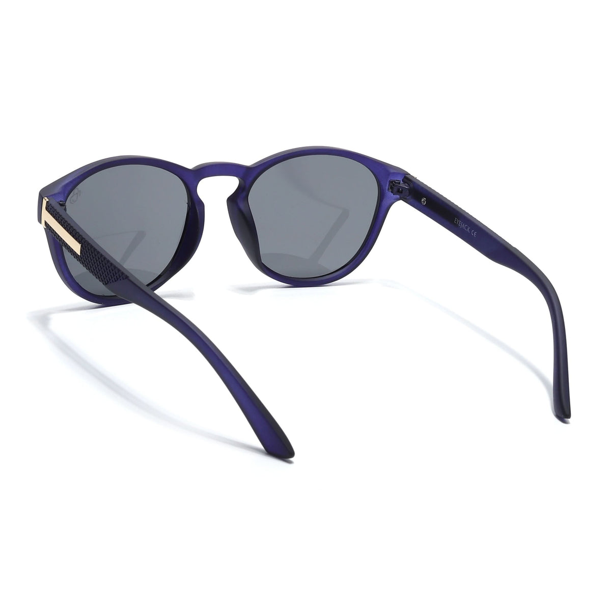 Eyejack Blue Round Sunglasses for Men and Women - Style 1048 - view 6