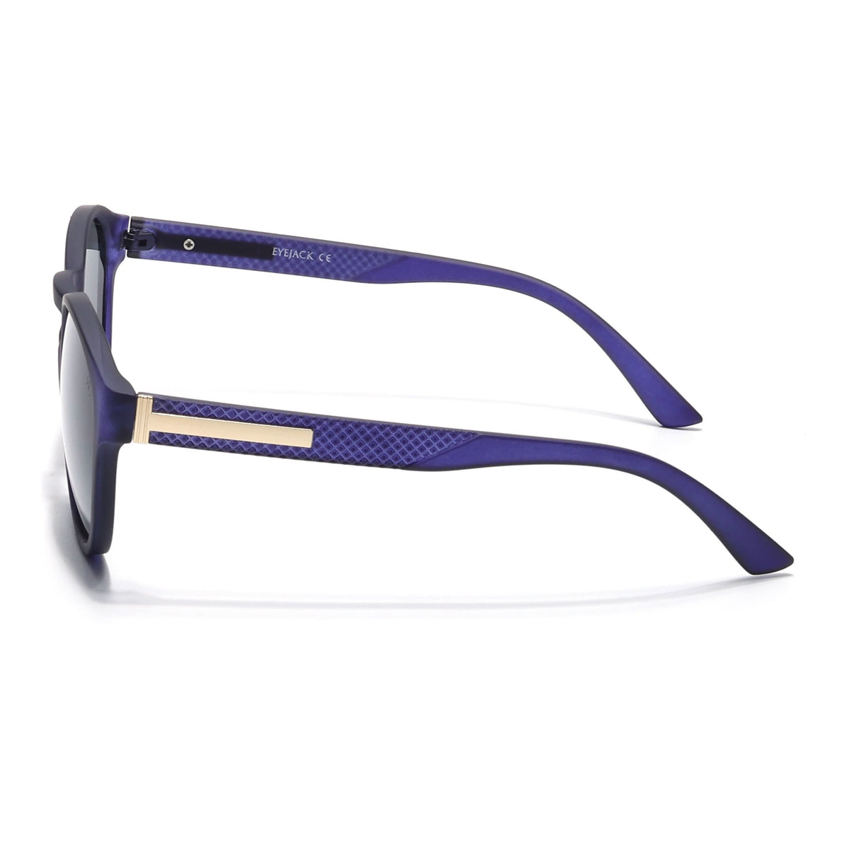 Eyejack Blue Round Sunglasses for Men and Women - Style 1048 - view 7
