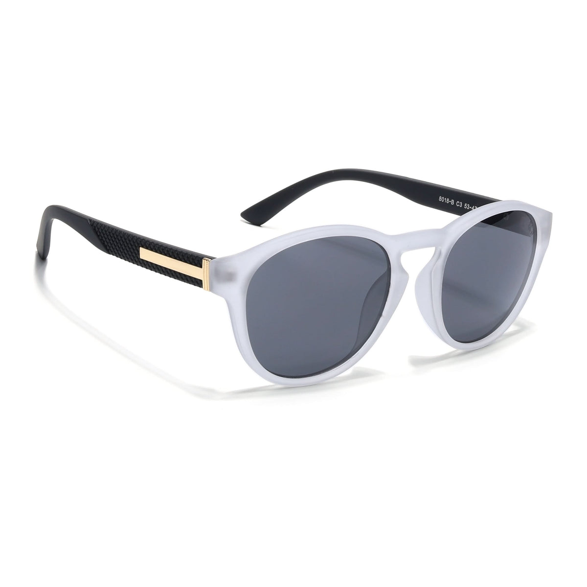 Eyejack Grey Round Sunglasses for Men and Women - view 2