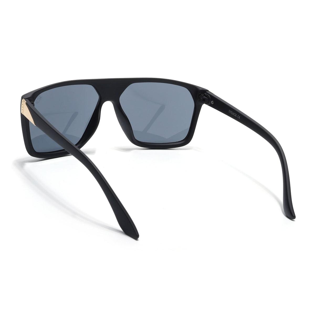Eyejack Black Wayfarer Sunglasses for Men and Women - Style 1050 - view 5