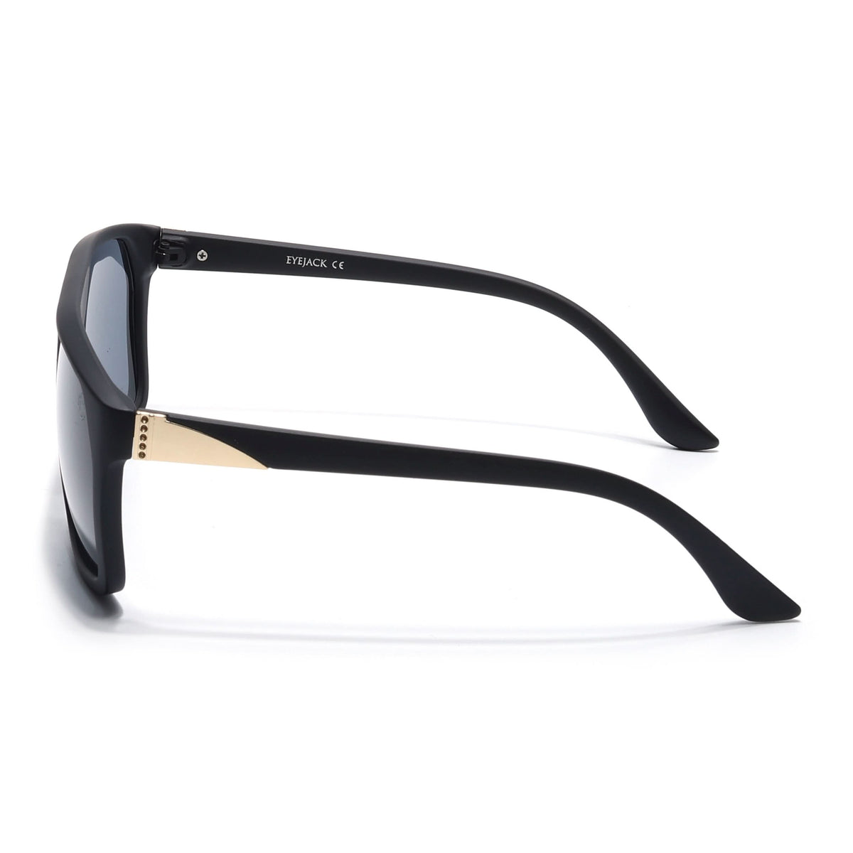Eyejack Black Wayfarer Sunglasses for Men and Women - Style 1050 - view 6