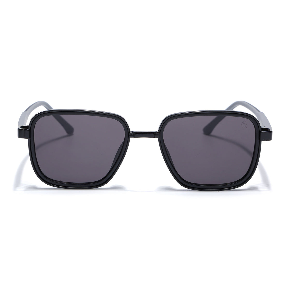 Eyejack Black Square Sunglasses for Men and Women - Style 2128 - view 4