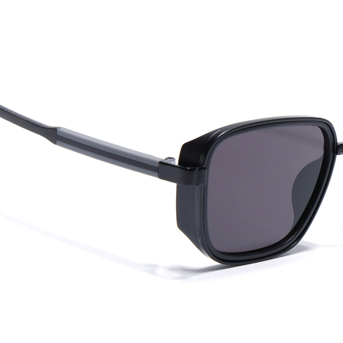 Eyejack Black Square Sunglasses for Men and Women - Style 2128 - view 5