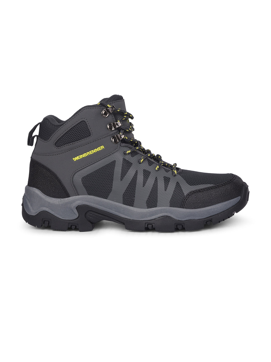 Weinbrenner Men Grey Casual Ankle Length Lace-up Boots - Grey - View 2
