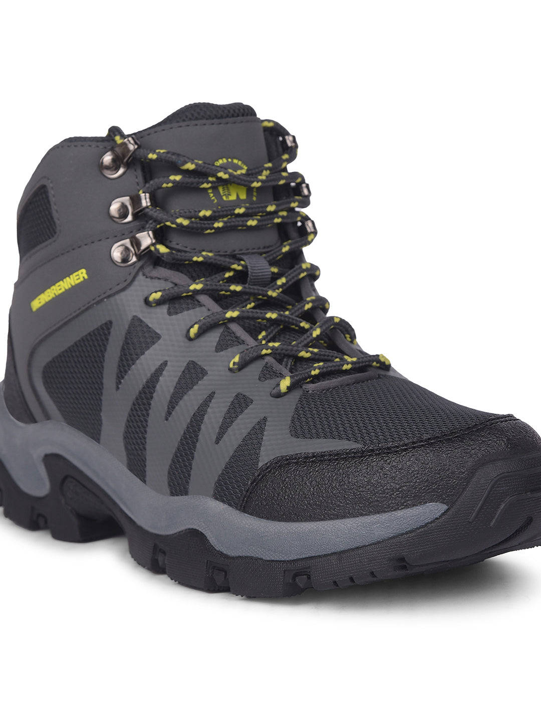 Weinbrenner Men Grey Casual Ankle Length Lace-up Boots - Grey - View 5