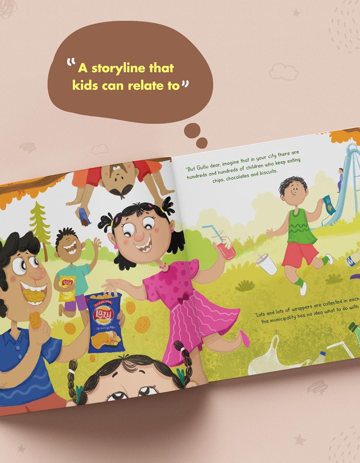Kids Story Book Gullu and Nanaiyya The story of Waste