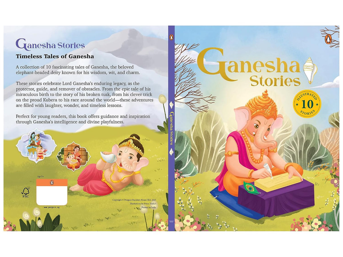 Ganesha Stories: 10 Illustrated Stories of Lord Ganesha for Children I Hindu Mythology