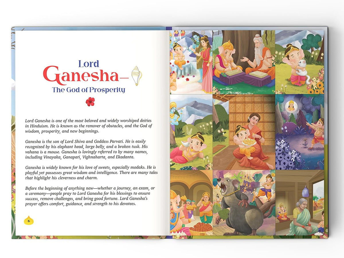 Ganesha Stories: 10 Illustrated Stories of Lord Ganesha for Children I Hindu Mythology
