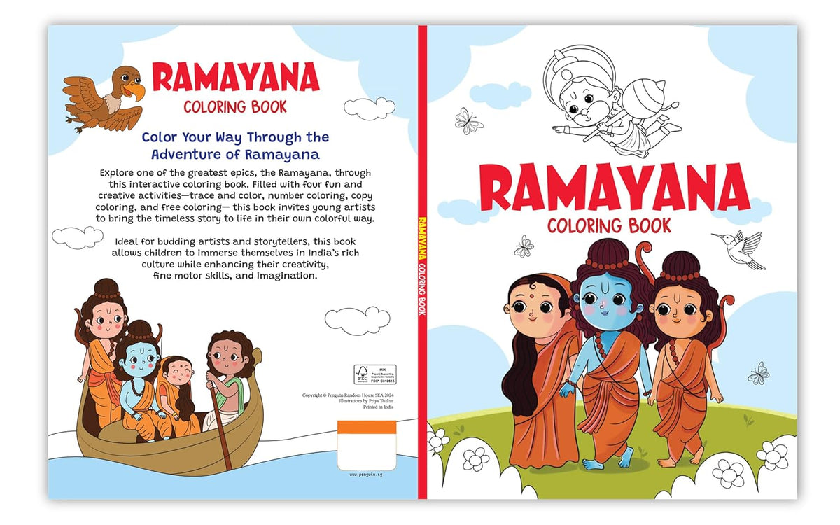 Kids Colouring Book: Ramayana