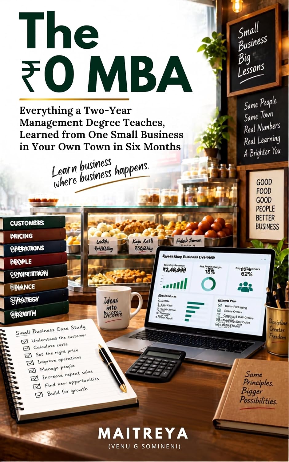 The ₹0 MBA: Everything a Two-Year Management Degree Teaches, Learned from One Small Business in Your Own Town in Six Months (Instant eBook)