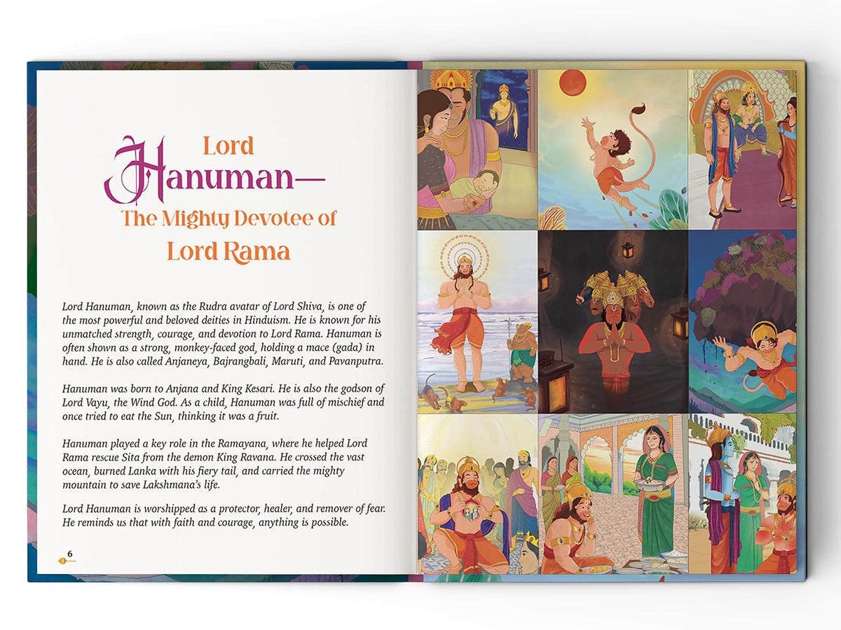 Hanuman Stories: 10 Illustrated Stories of Lord Hanuman for Children I Hindu Mythology