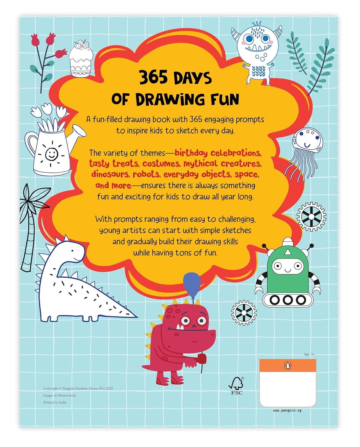 Draw Everyday: Book of Daily Doodles for