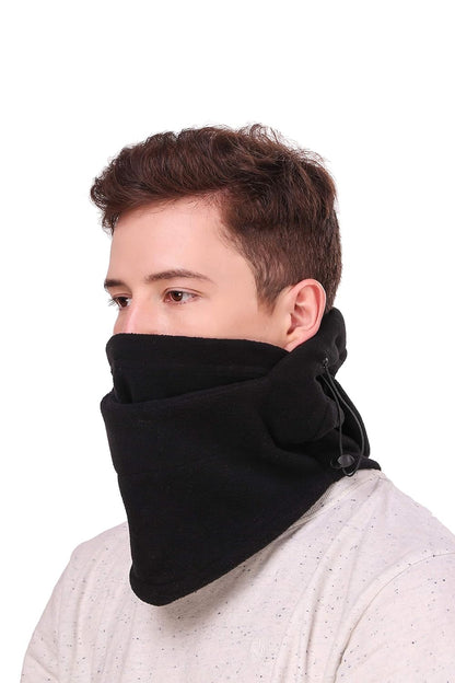 Solid Unisex Thermal Fleece Multifunction Balaclava Snood