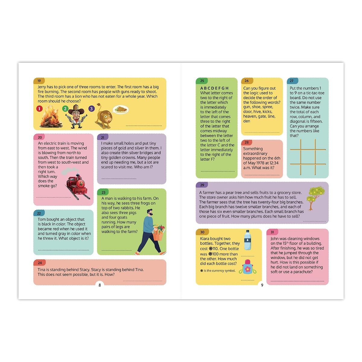 Brain Teasers: 501 Difficult Riddles for Smart Kids