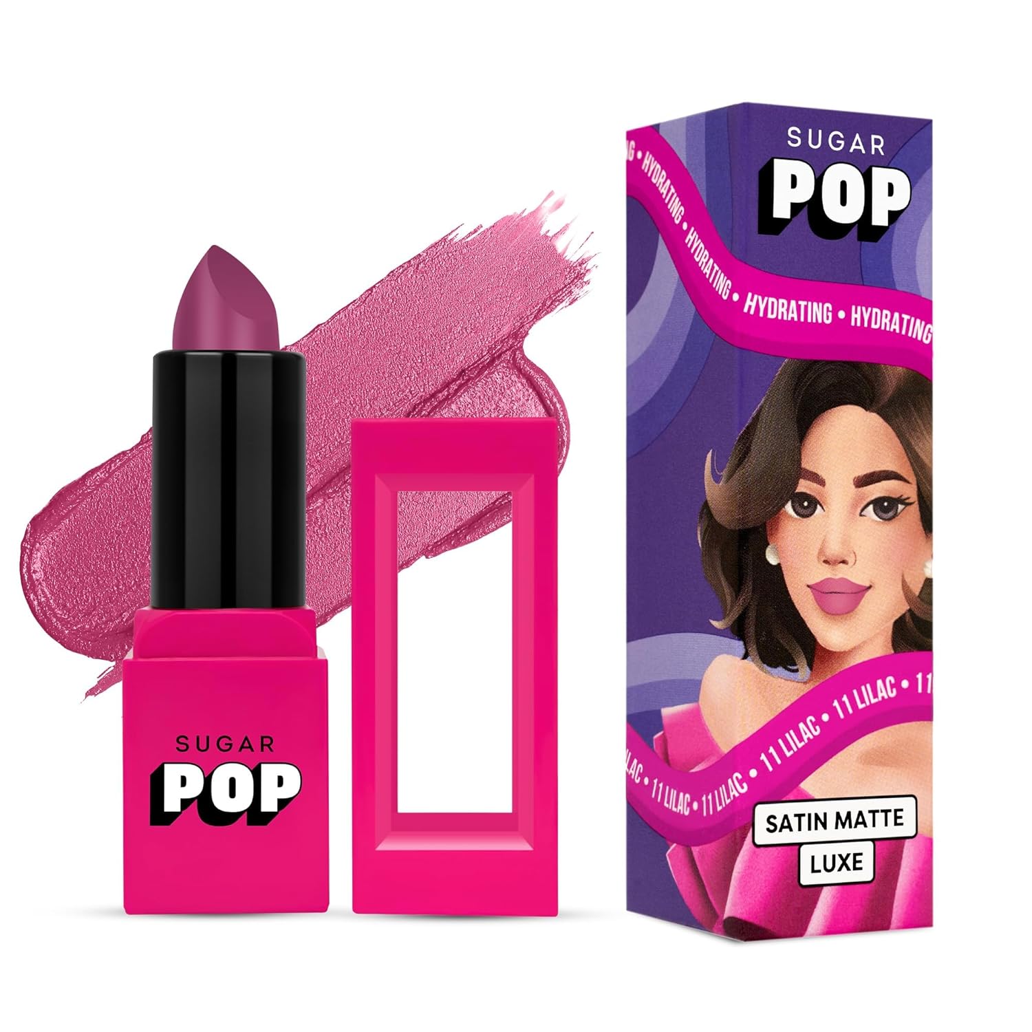 SUGAR SUGAR POP Satin Matte Luxe 11 Lilac 3Gm (349)