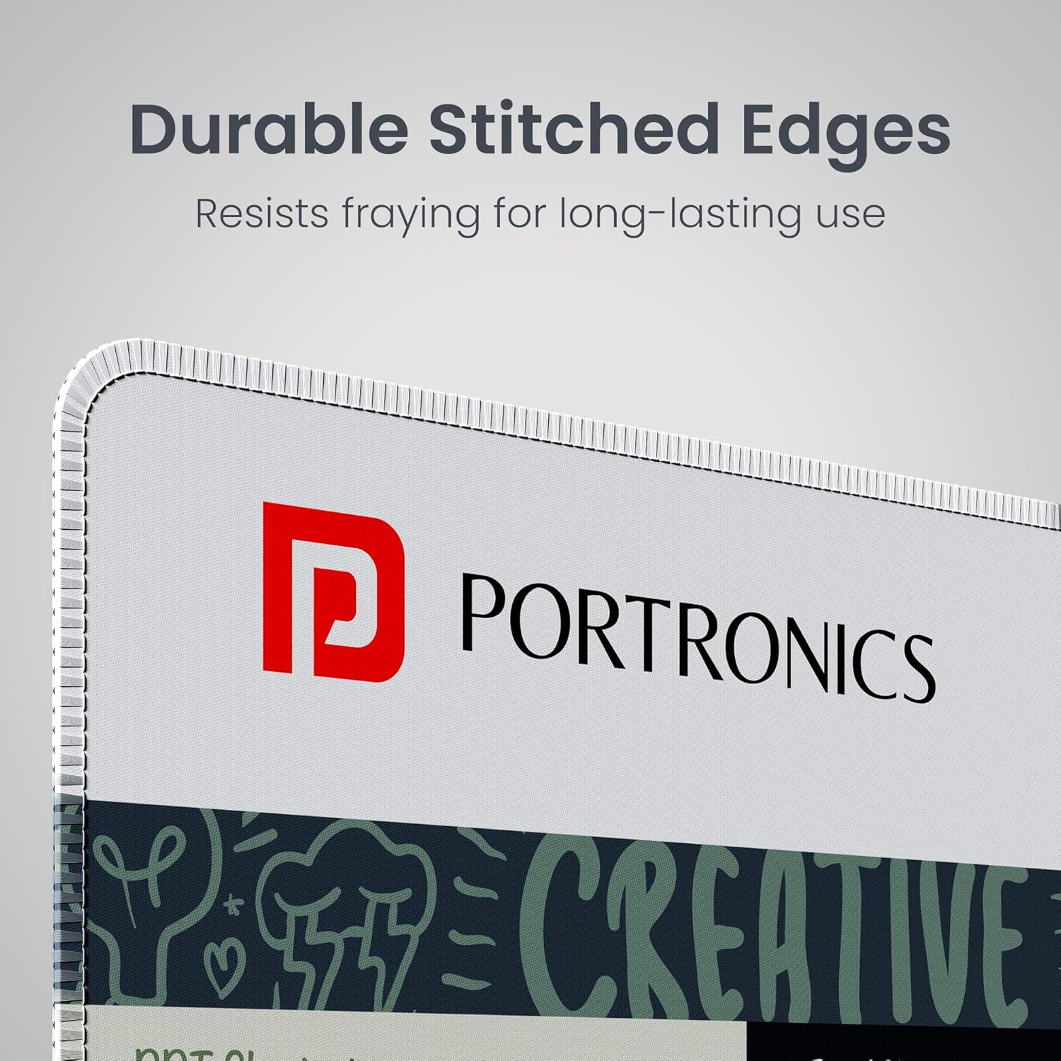 Portronics Comfipad 2 Extended Mouse Pad Windows Shortcut Design Desk Mat Gaming & Office Use (Grey) Halfpe Deals