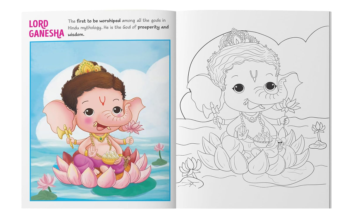 First Colouring Book of Gods and Goddess
