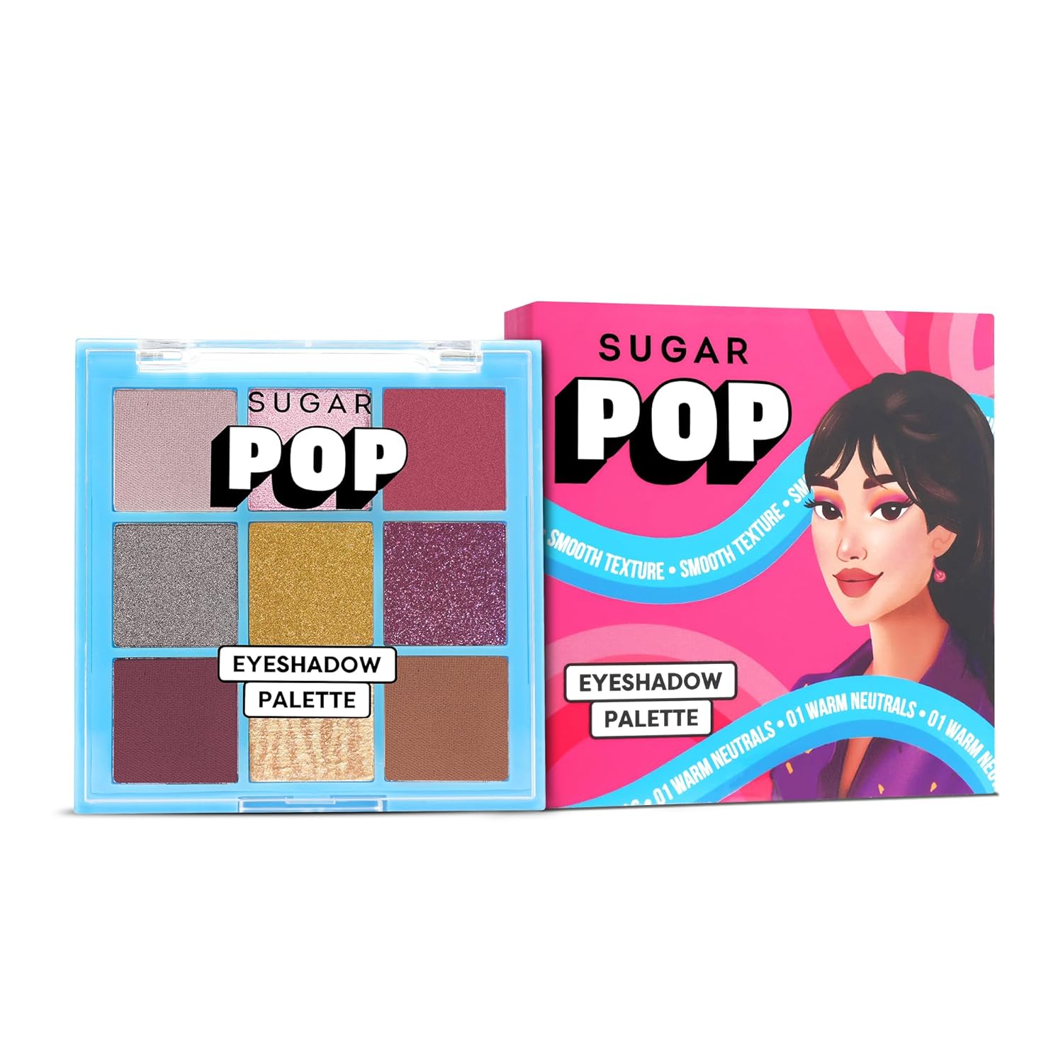 SUGAR SUGAR POP Eyeshadow Palette 01 Warm Neutrals 10.8Gm (499)