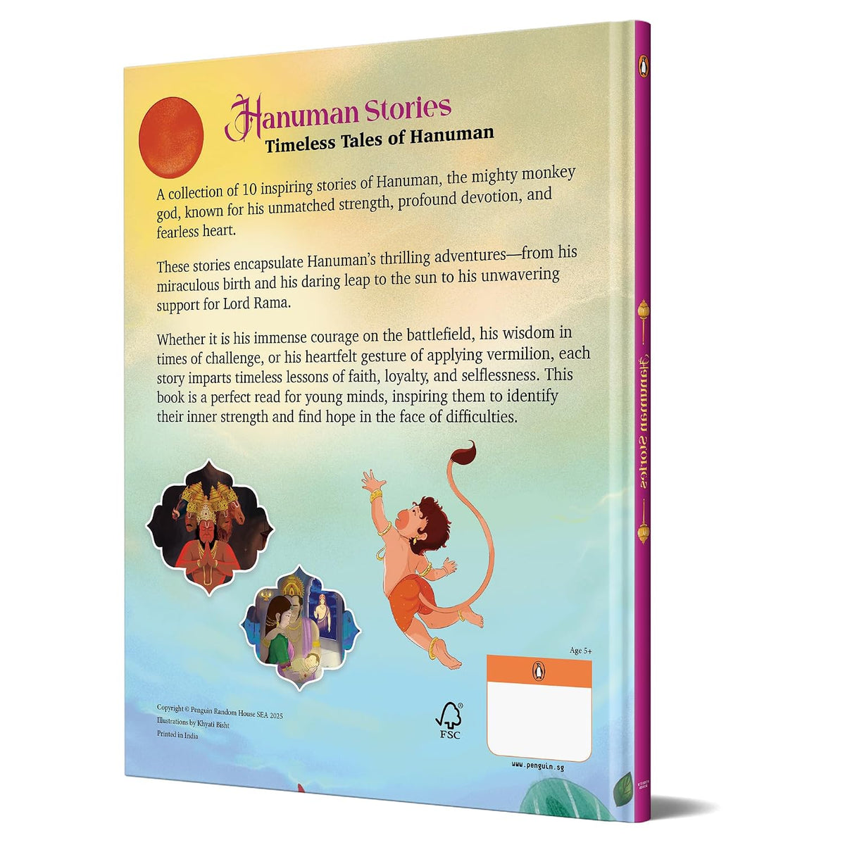 Hanuman Stories: 10 Illustrated Stories of Lord Hanuman for Children I Hindu Mythology