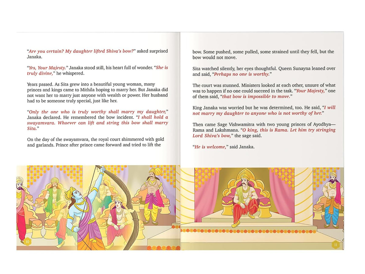Stories from the Ramayana - of Friends and Foes: 5 Illustrated Tales of Hanuman, Rama, Sita, Lakshmana, and Ravana