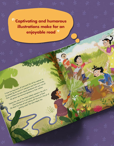 Kids Story Book Gullu and Nanaiyya Tree Plantation (Language: English)