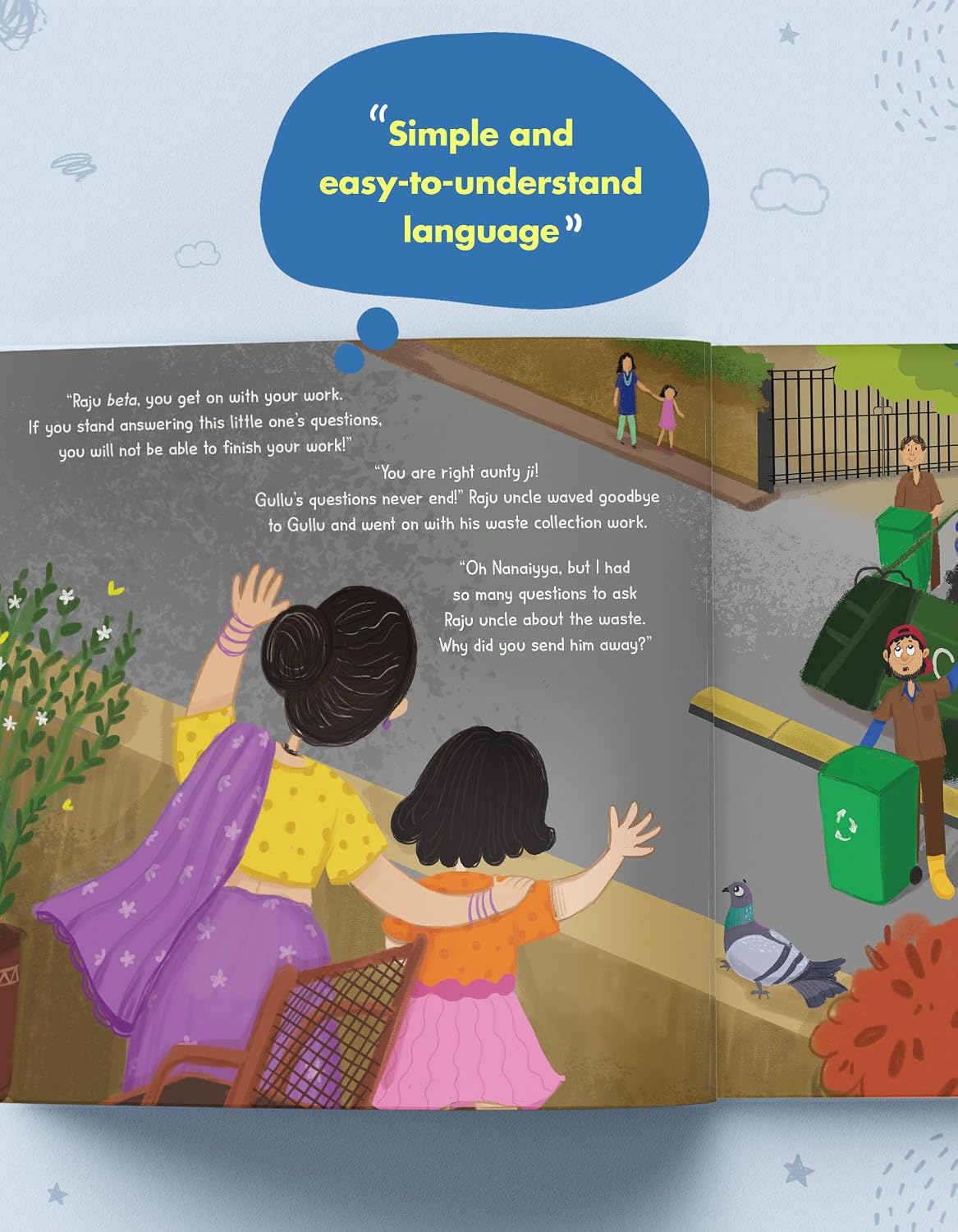 Kids Story Book Gullu and Nanaiyya The story of Waste