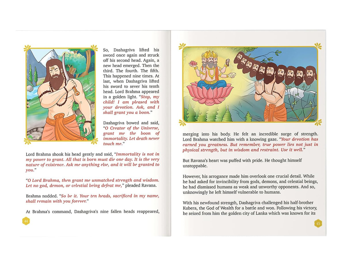 Stories from the Ramayana - of Friends and Foes: 5 Illustrated Tales of Hanuman, Rama, Sita, Lakshmana, and Ravana