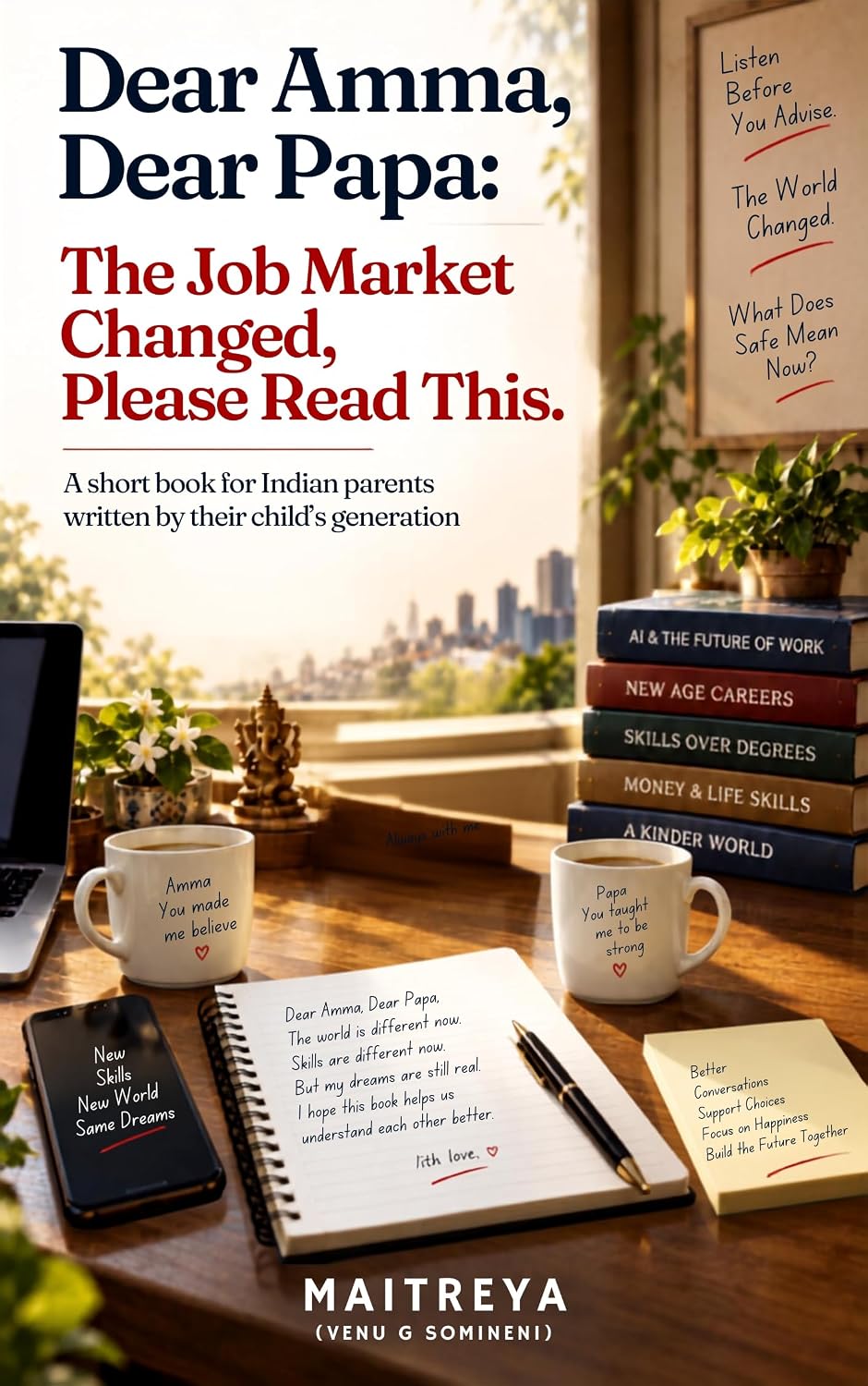Dear Amma, Dear Papa: The Job Market Changed. Please Read This.: A Short Book for Indian Parents, Written by Their Child’s Generation (Instant eBook)