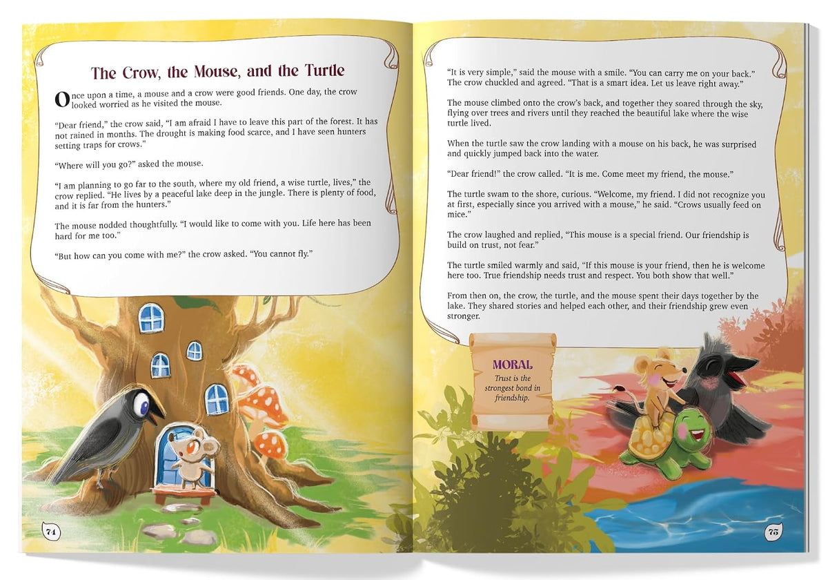 Panchatantra Stories: 101 Classic Animal Fables I Moral Stories, Indian Folklore & Life Lessons