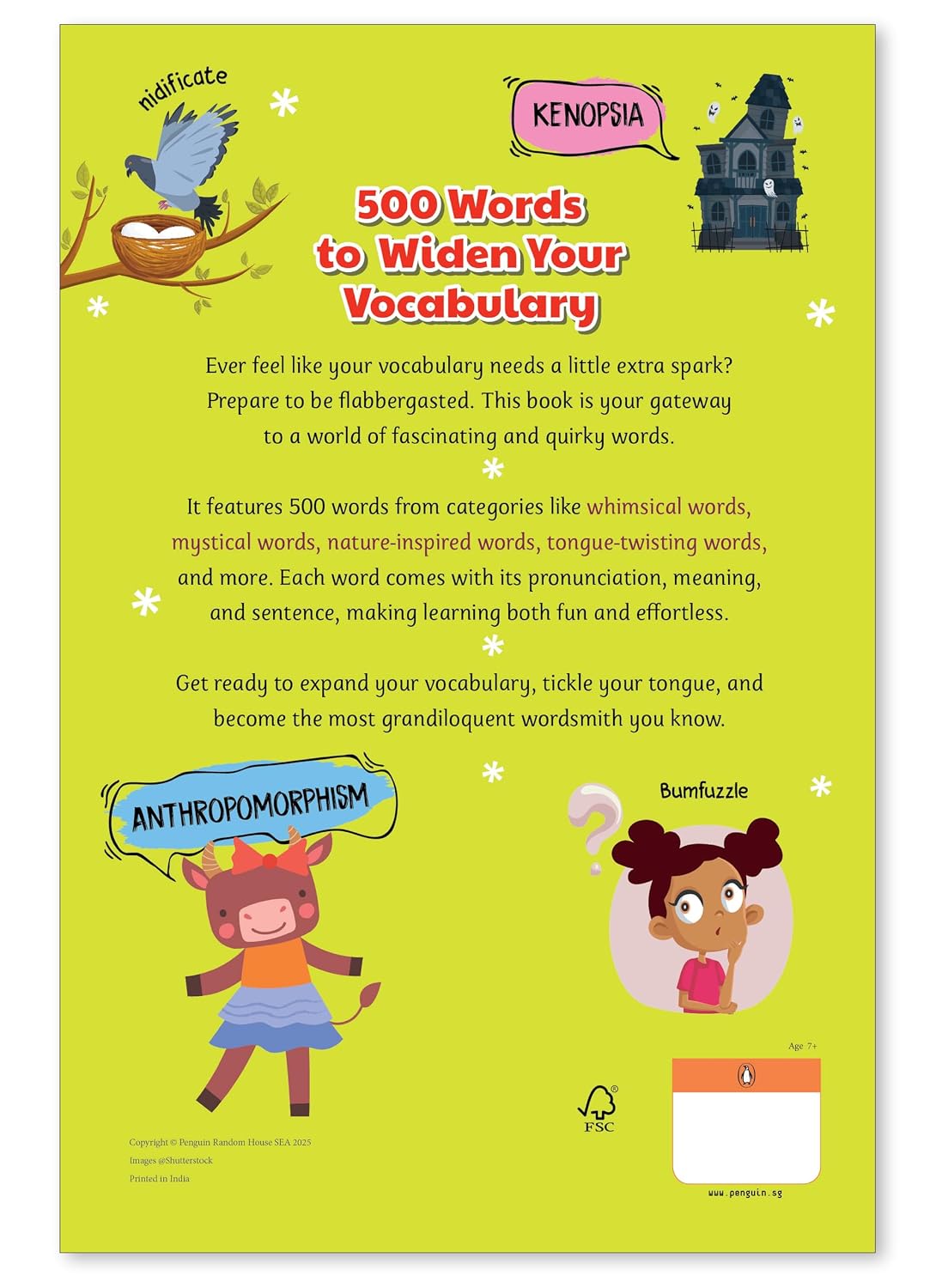 Wacky Workbook of 500 Vocabulary Booster