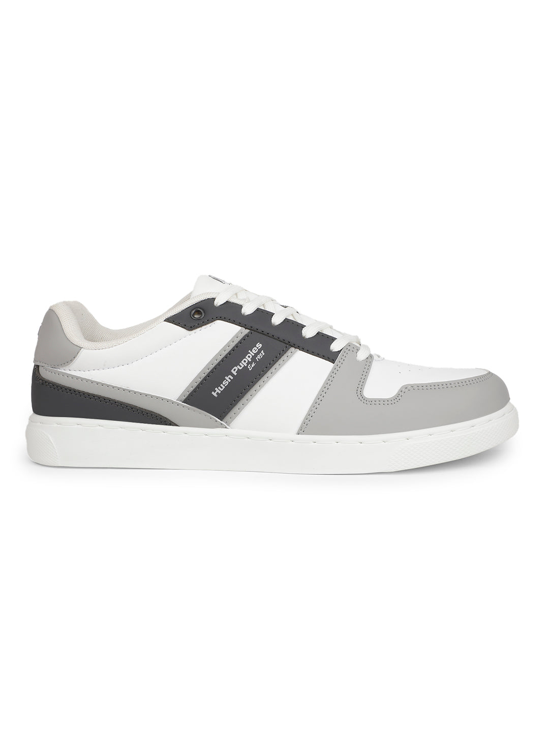 Hush Puppies Men Grey Casual Lace-up Sneaker - Grey - View 2