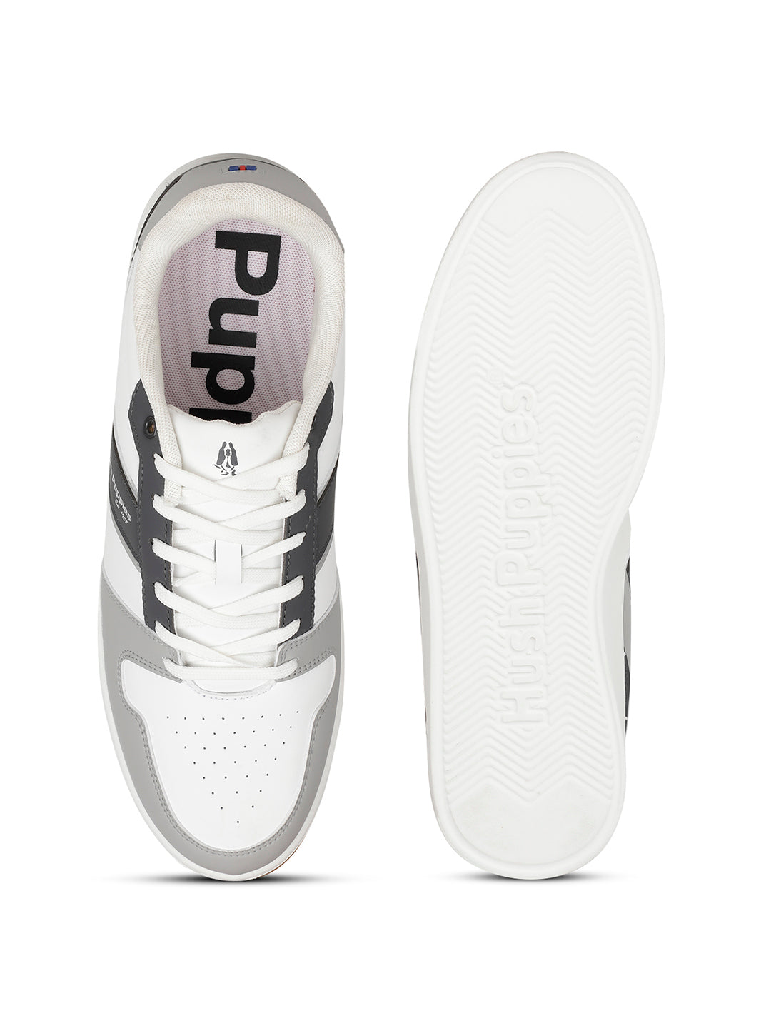 Hush Puppies Men Grey Casual Lace-up Sneaker - Grey - View 4