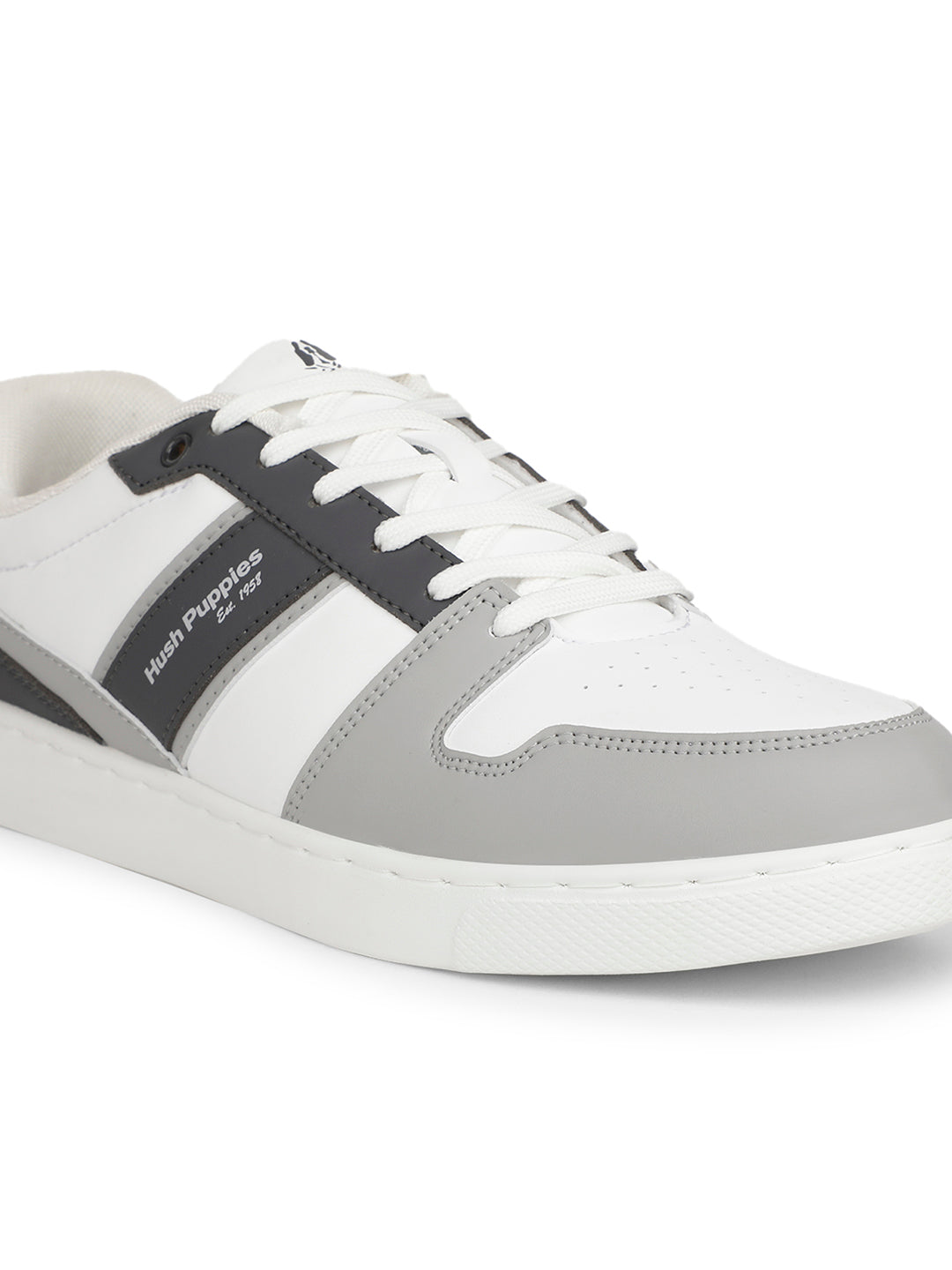 Hush Puppies Men Grey Casual Lace-up Sneaker - Grey - View 5