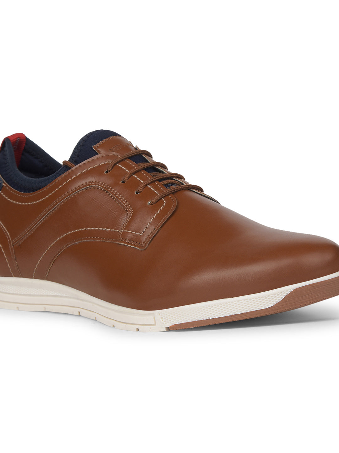 Bata Men Tan Formal Lace-up Derby Shoes - Tan - View 5