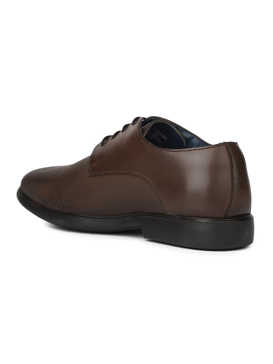 Bata Men Dark Brown Formal Lace-up Derby Shoes - Dark Brown - View 3