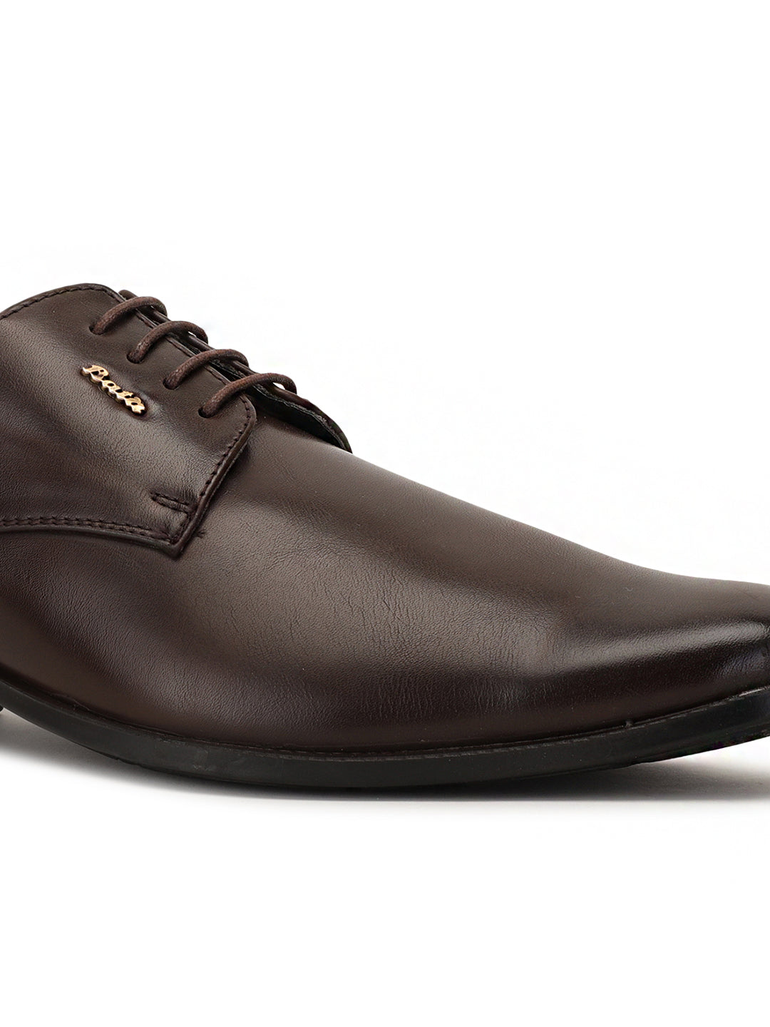 Bata Men Brown Formal Lace-up Derby Shoes - Brown - View 4