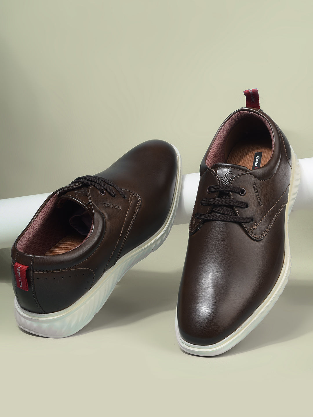 Bata Men Brown Casual Lace-up Shoes - Brown - View 6