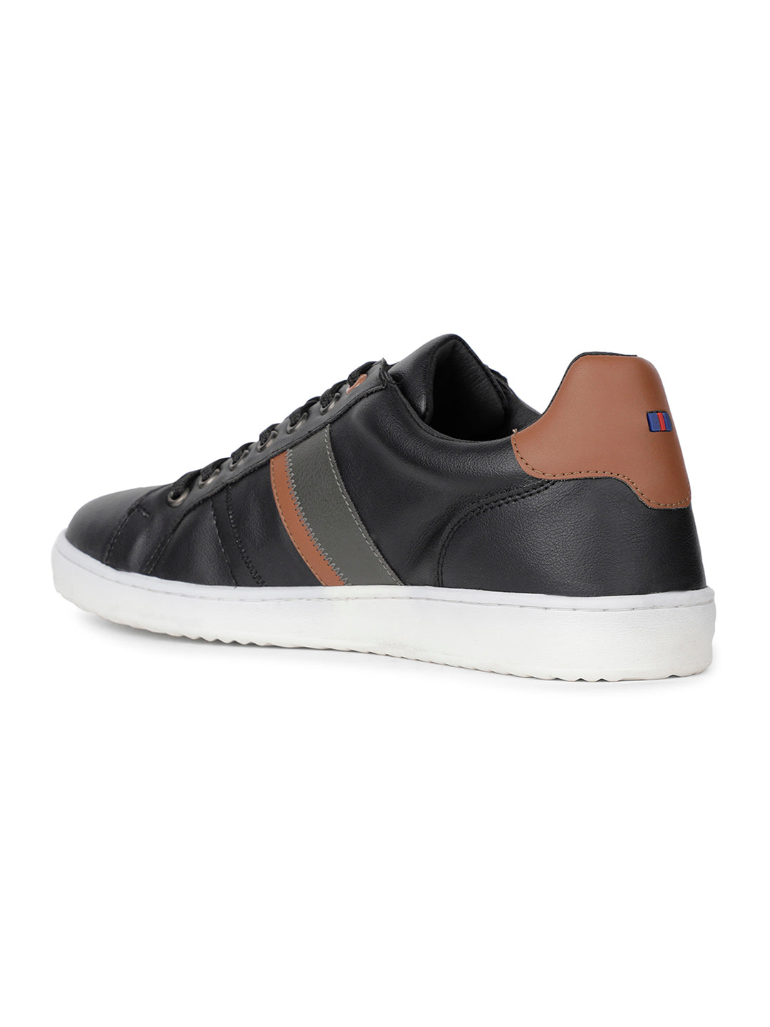 Hush Puppies Men Black Casual Lace-up Sneaker - Black - View 3