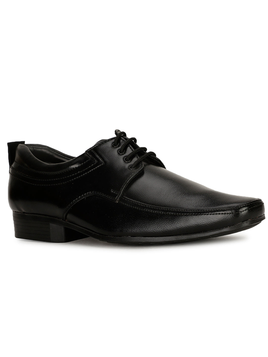Bata Men Black Formal Lace-up Derby Shoes - Black - View 1