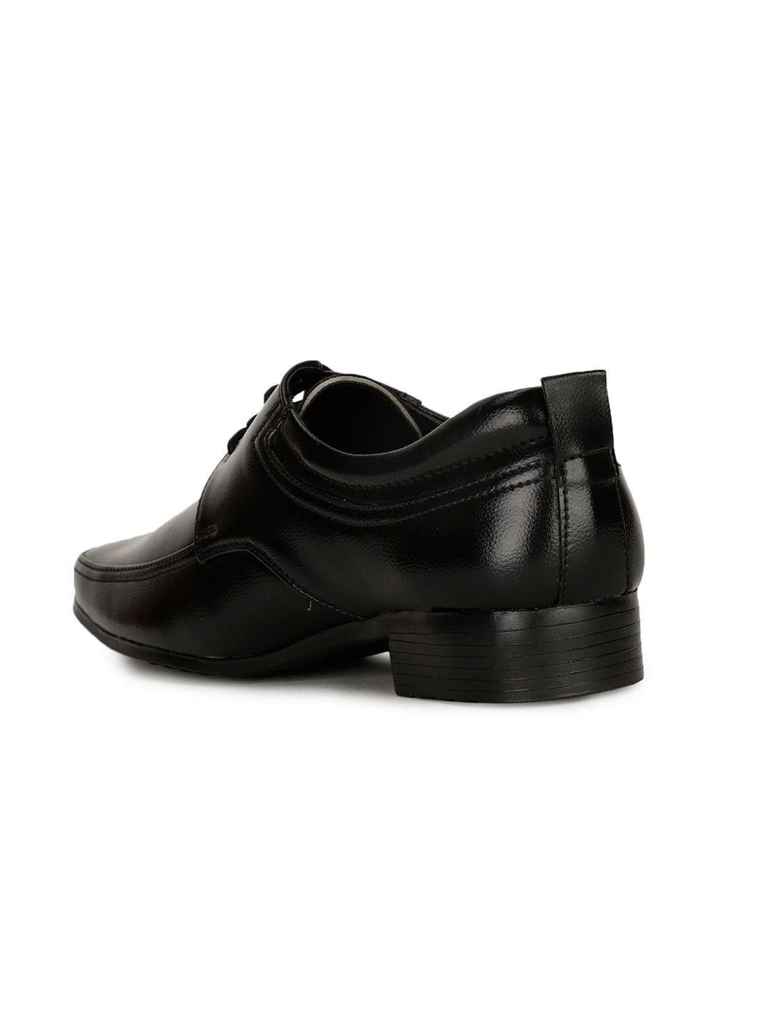 Bata Men Black Formal Lace-up Derby Shoes - Black - View 3