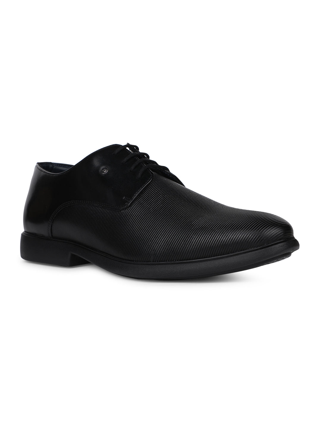 Bata Men Black Formal Lace-up Derby Shoes - Black - View 1
