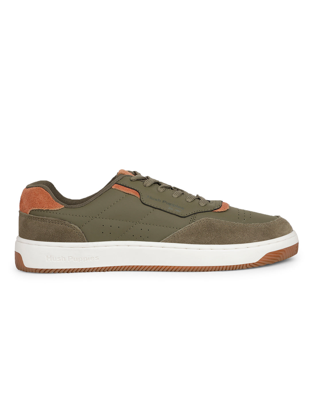 Hush Puppies Men Olive Casual Lace-up Sneaker - Olive - View 2