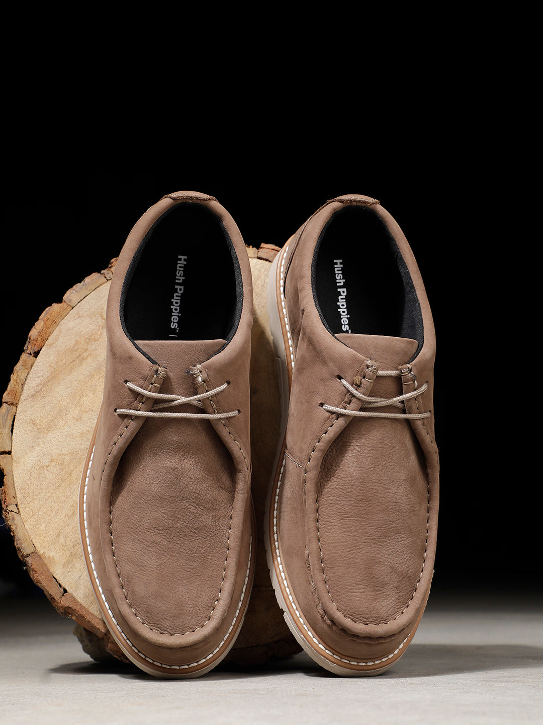 Hush Puppies Men Tan Casual Lace-up Shoes - Tan - View 6