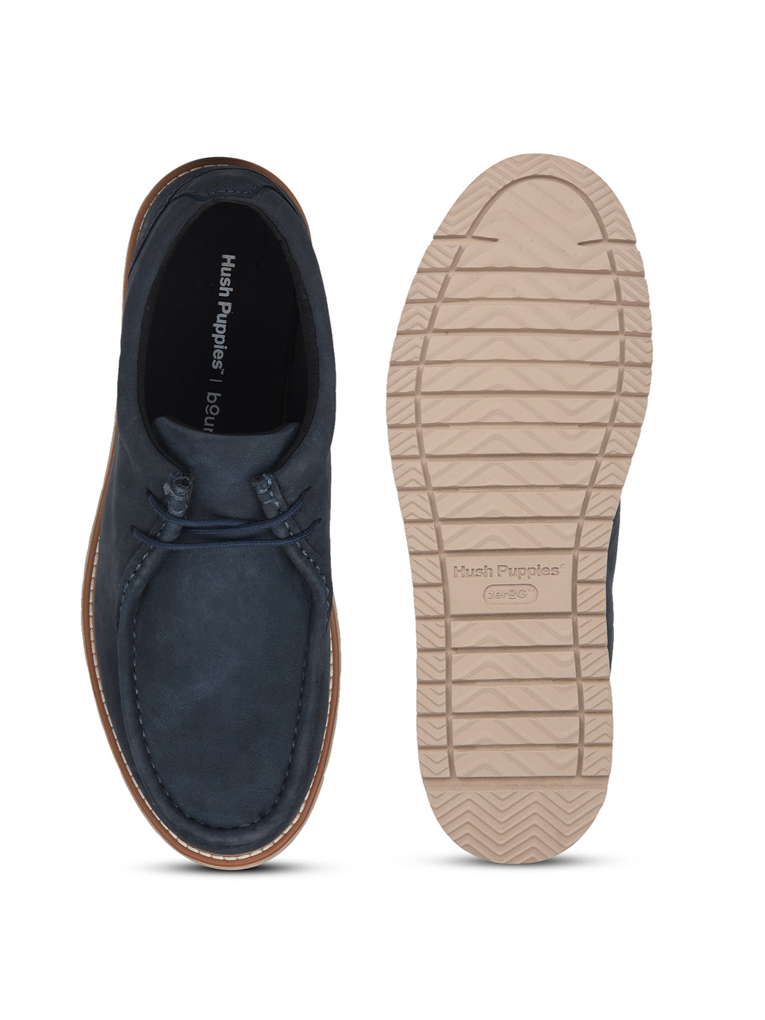 Hush Puppies Men Navy Blue Casual Lace-up Shoes - Navy Blue - View 4