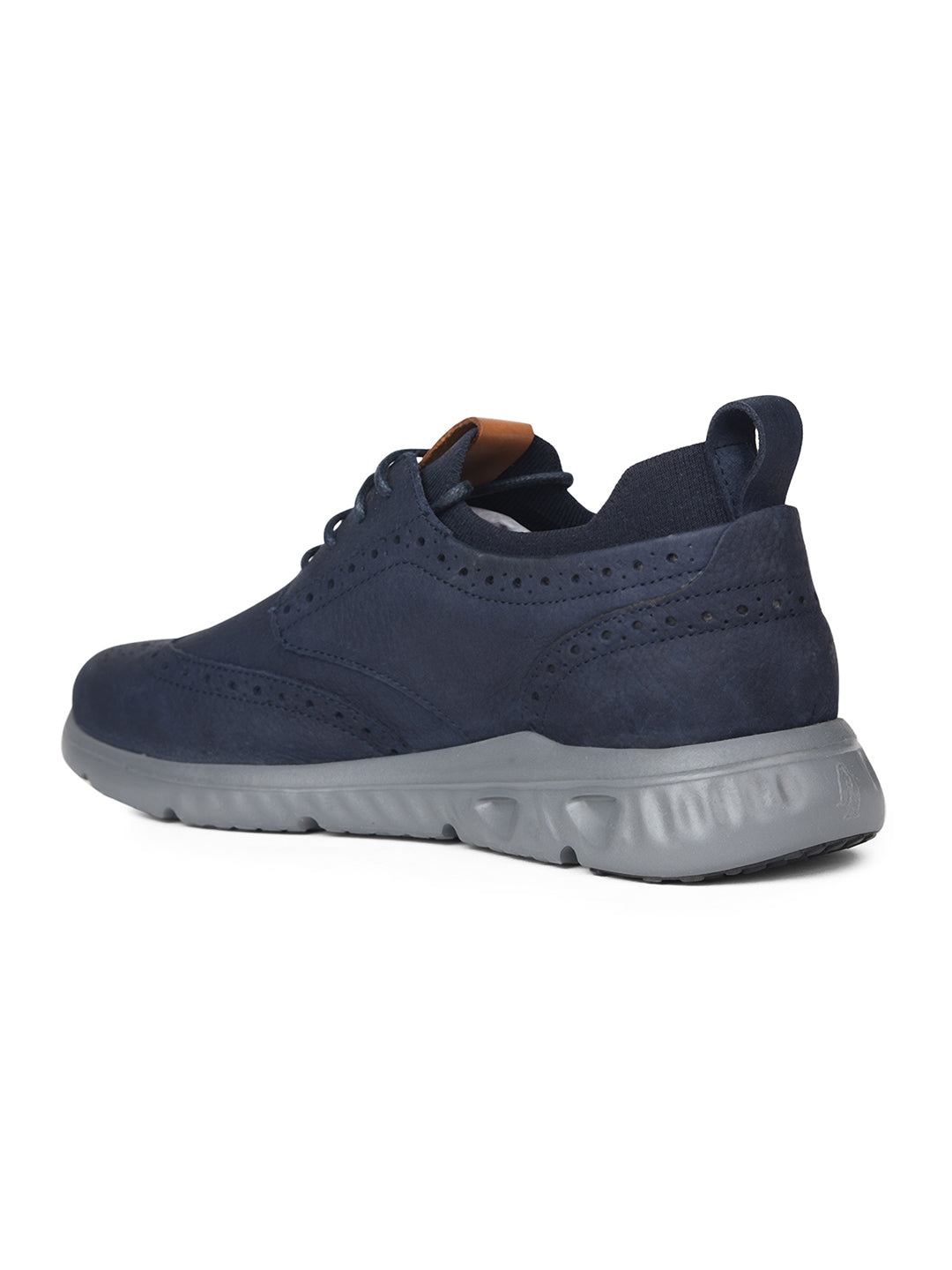 Hush Puppies Men Navy Blue Casual Lace-up Shoes - Navy Blue - View 3