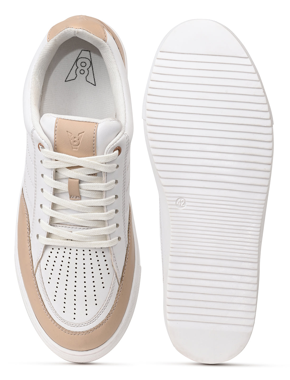 The Groove Beige Men Casual Sneaker V8 By Ruosh