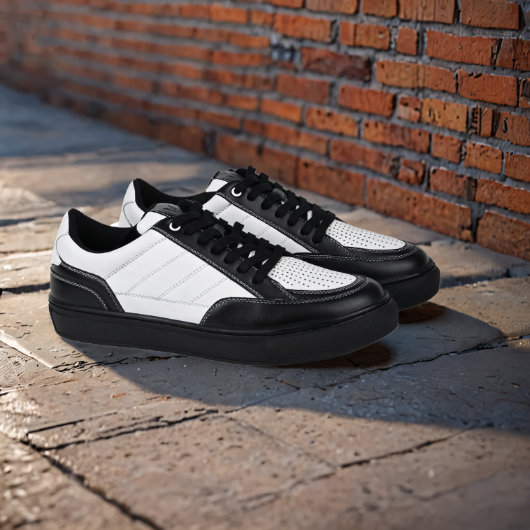 The Groove Black Men Casual Sneaker V8 By Ruosh