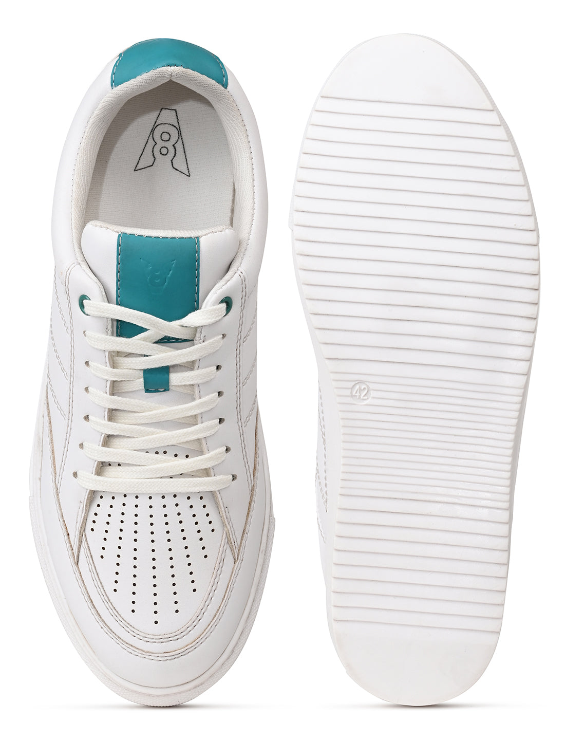 The Groove-01 Sea Green Men Casual Sneaker V8 By Ruosh